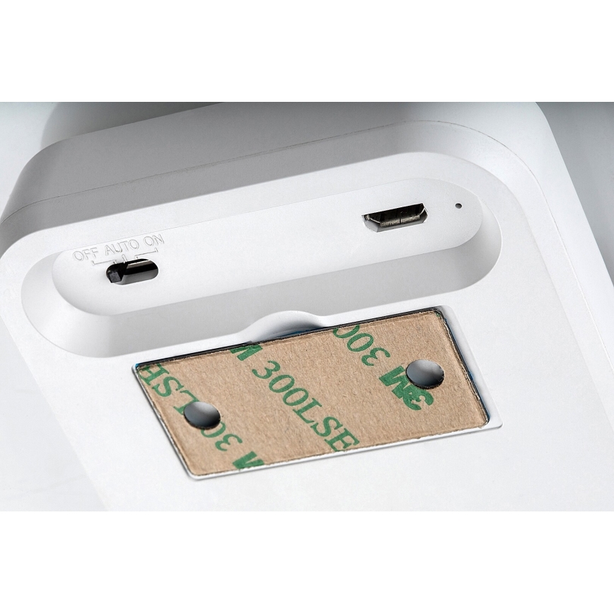 Rabalux - Veilleuse rechargeable avec détecteur LED/0,15W/3,7V 3000K 300 mAh