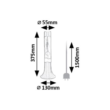 Rabalux - LED-Lavalampe LED/25W/230V