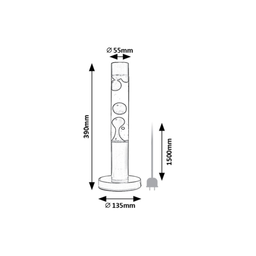 Rabalux - LED Lampada lava (lampada Astro) LED/25W/230V