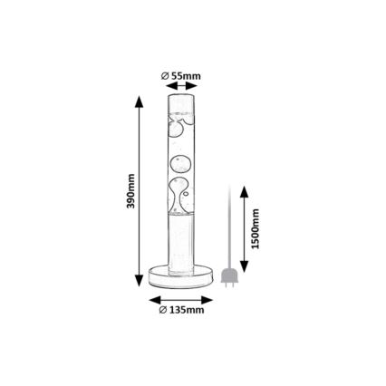 Rabalux - LED Lampada lava (lampada Astro) LED/25W/230V