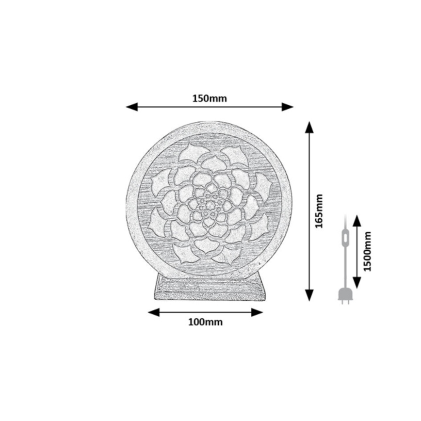 Rabalux - Lampada di sale 1xE14/15W/230V
