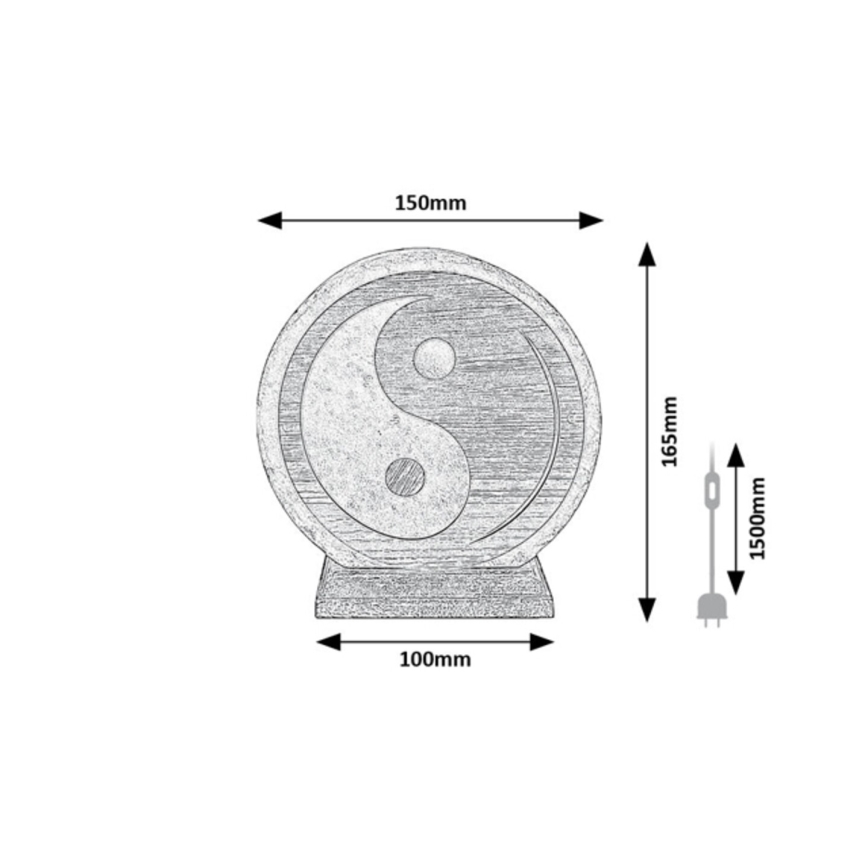 Rabalux - Lampada di sale 1xE14/15W/230V