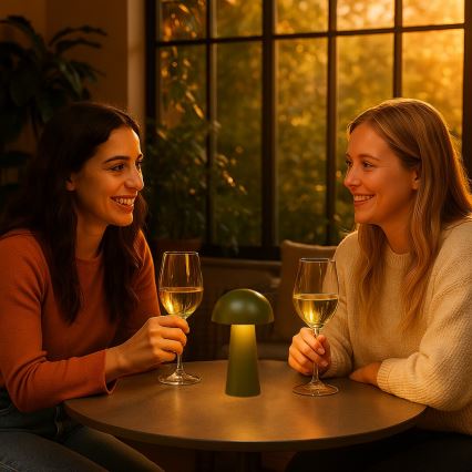 Rabalux - Lampe d'extérieur tactile LED, rechargeable et dimmable LED/1,5W/5V IP44 1200 mAh USB verte