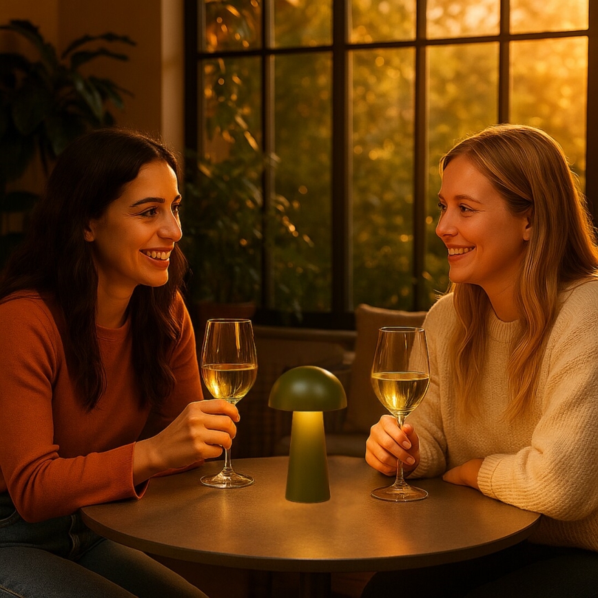 Rabalux - Lampe d'extérieur tactile LED, rechargeable et dimmable LED/1,5W/5V IP44 1200 mAh USB verte