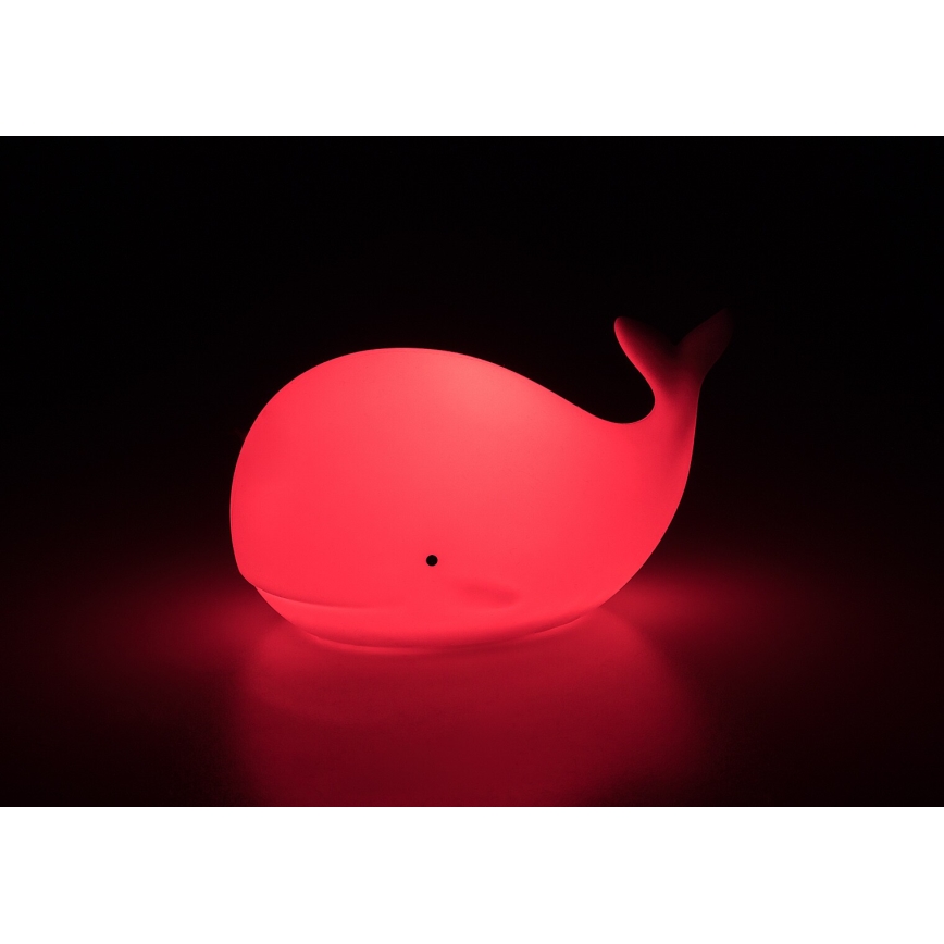 Rabalux - Veilleuse tactile LED RGB LED/0,05W/1xCR2032 baleine