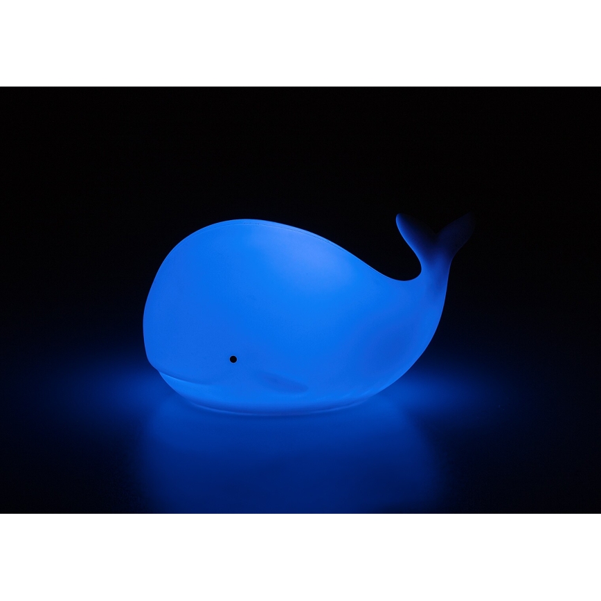 Rabalux - Veilleuse tactile LED RGB LED/0,05W/1xCR2032 baleine