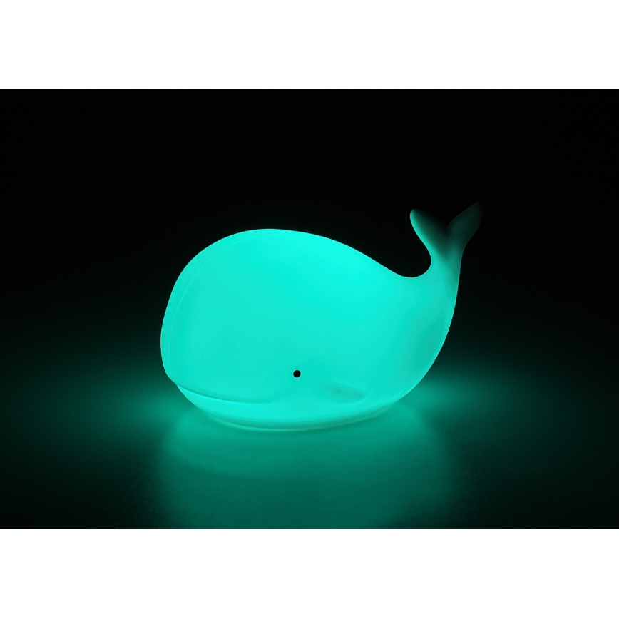 Rabalux - Veilleuse tactile LED RGB LED/0,05W/1xCR2032 baleine