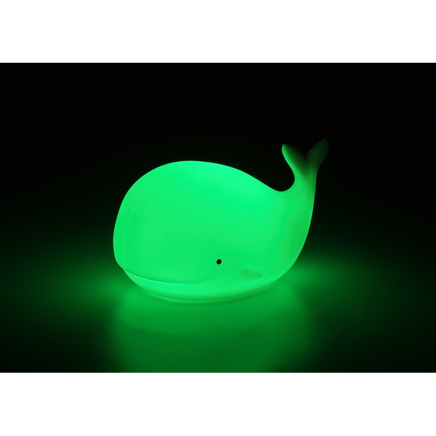 Rabalux - Veilleuse tactile LED RGB LED/0,05W/1xCR2032 baleine