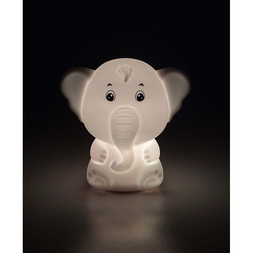 Rabalux - Luce notturna LED RGB a sfioramento LED/0,05W/1xCR2032 elefante