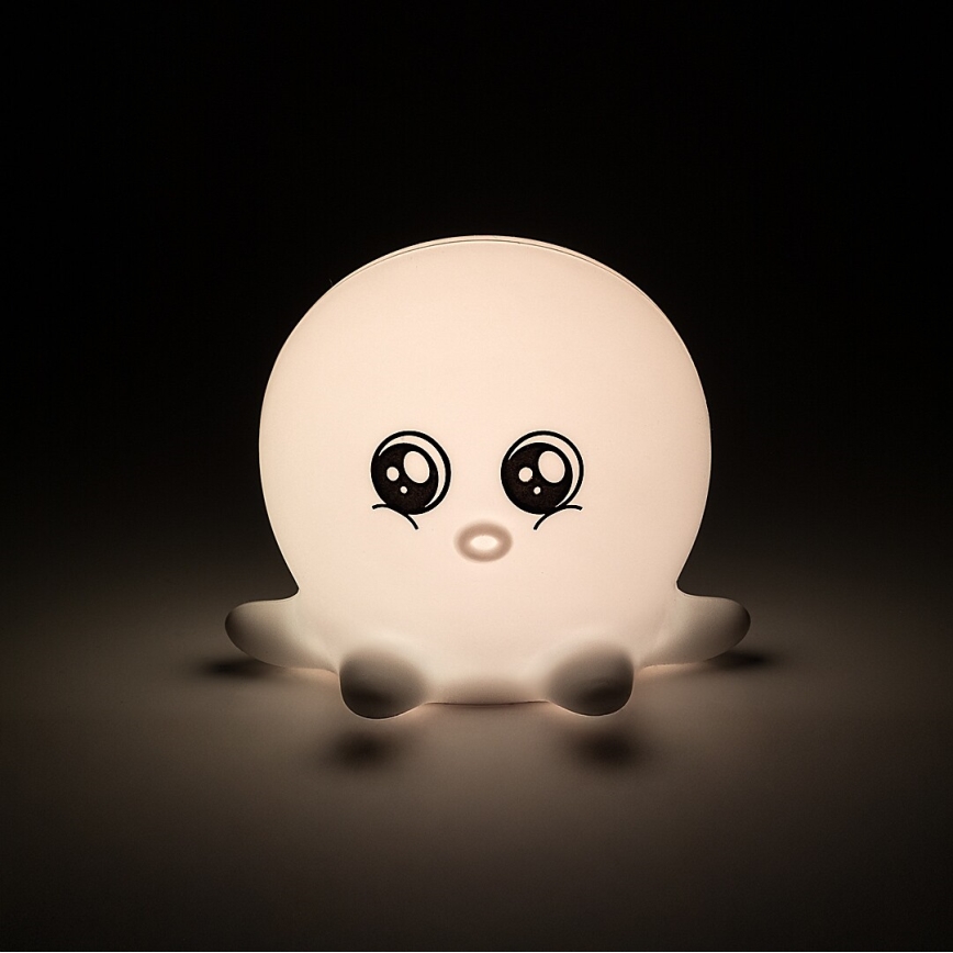 Rabalux - LED RGB Luce notturna touch LED/0,05W/1xCR2032 polpo