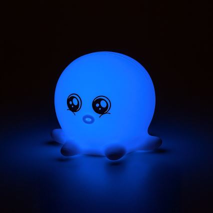 Rabalux - LED RGB Luce notturna touch LED/0,05W/1xCR2032 polpo