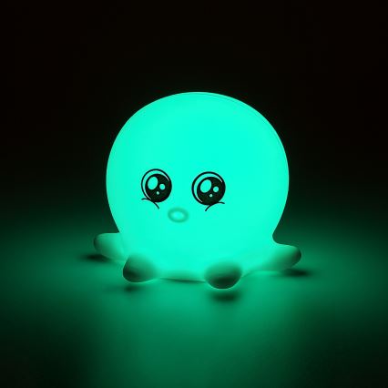 Rabalux - LED RGB Luce notturna touch LED/0,05W/1xCR2032 polpo