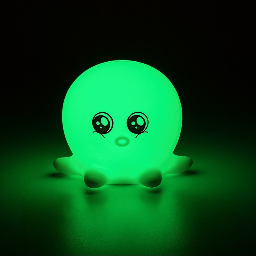 Rabalux - LED RGB Luce notturna touch LED/0,05W/1xCR2032 polpo