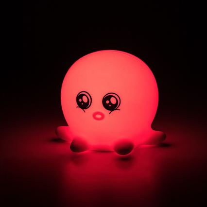Rabalux - LED RGB Touch-Nachtlicht LED/0,05W/1xCR2032 Oktopus