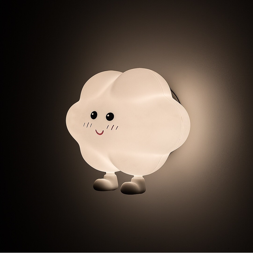 Rabalux - LED dimmbares wiederaufladbares Touch-Kinder-Nachtlicht LED/2,7W/5V 200 mAh Wolke
