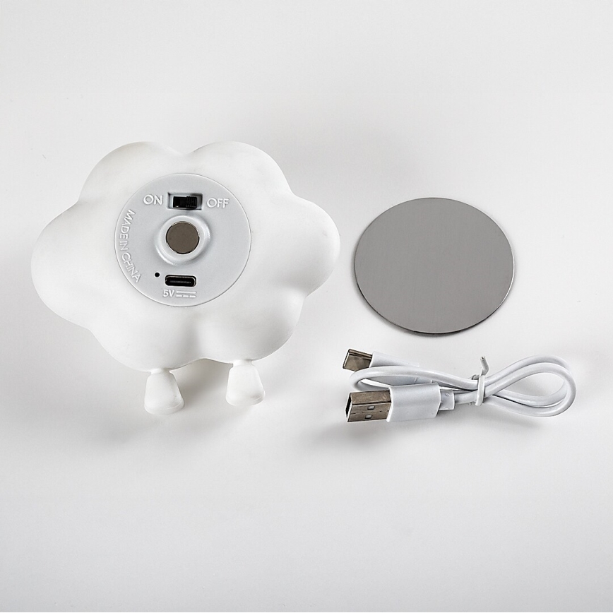 Rabalux - LED dimmbares wiederaufladbares Touch-Kinder-Nachtlicht LED/2,7W/5V 200 mAh Wolke