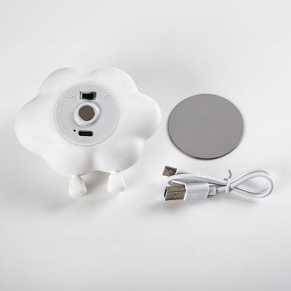 Rabalux - Veilleuse LED tactile et dimmable rechargeable pour enfants LED/2,7W/5V 200 mAh nuage