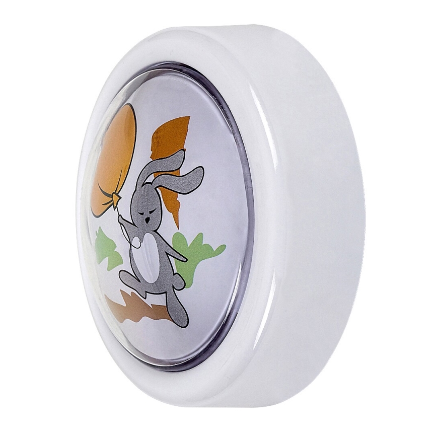 Rabalux - Luce notturna LED per bambini LED/0,3W/2xAA 6000K