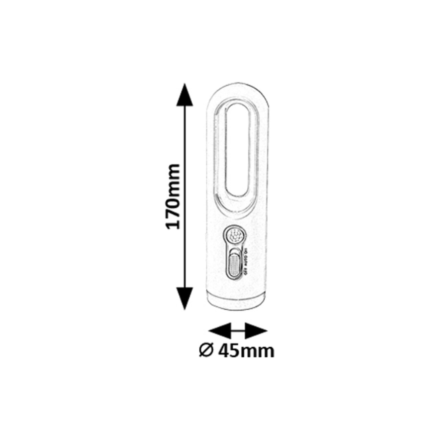 Rabalux - Lampada portatile ricaricabile a LED con sensore LED/0,8W/3,7V 3000/7000K