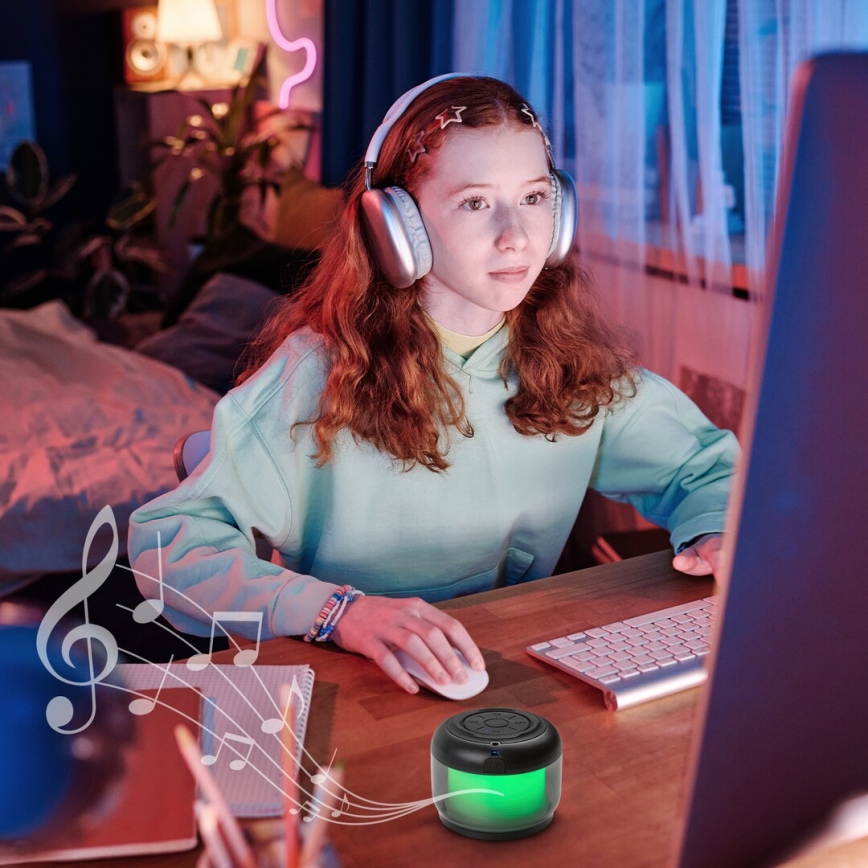 Rabalux - RGB Lampada da tavolo con altoparlante RGB/3W/3,7V 500mAh