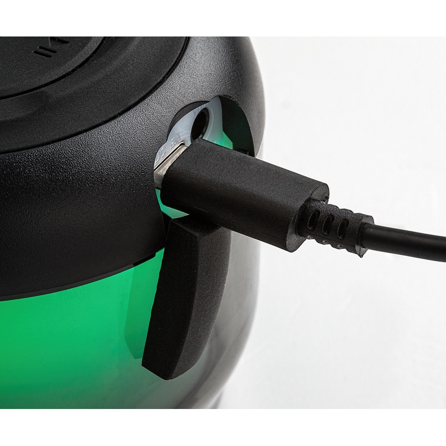 Rabalux - RGB-Tischleuchte mit Lautsprecher RGB/3W/3,7V 500mAh
