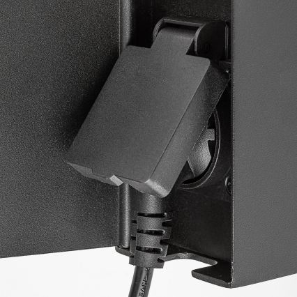 Rabalux - LED Außenwandleuchte mit Steckdose LED/10W/230V IP44