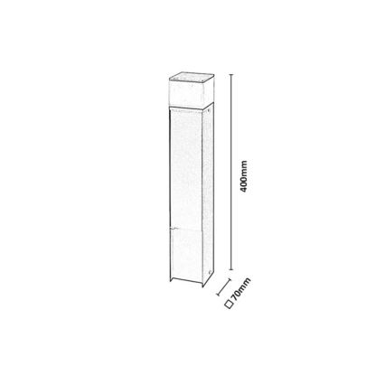 Rabalux - Lampe d'extérieur LED avec 2 prises LED/10W/230V IP44