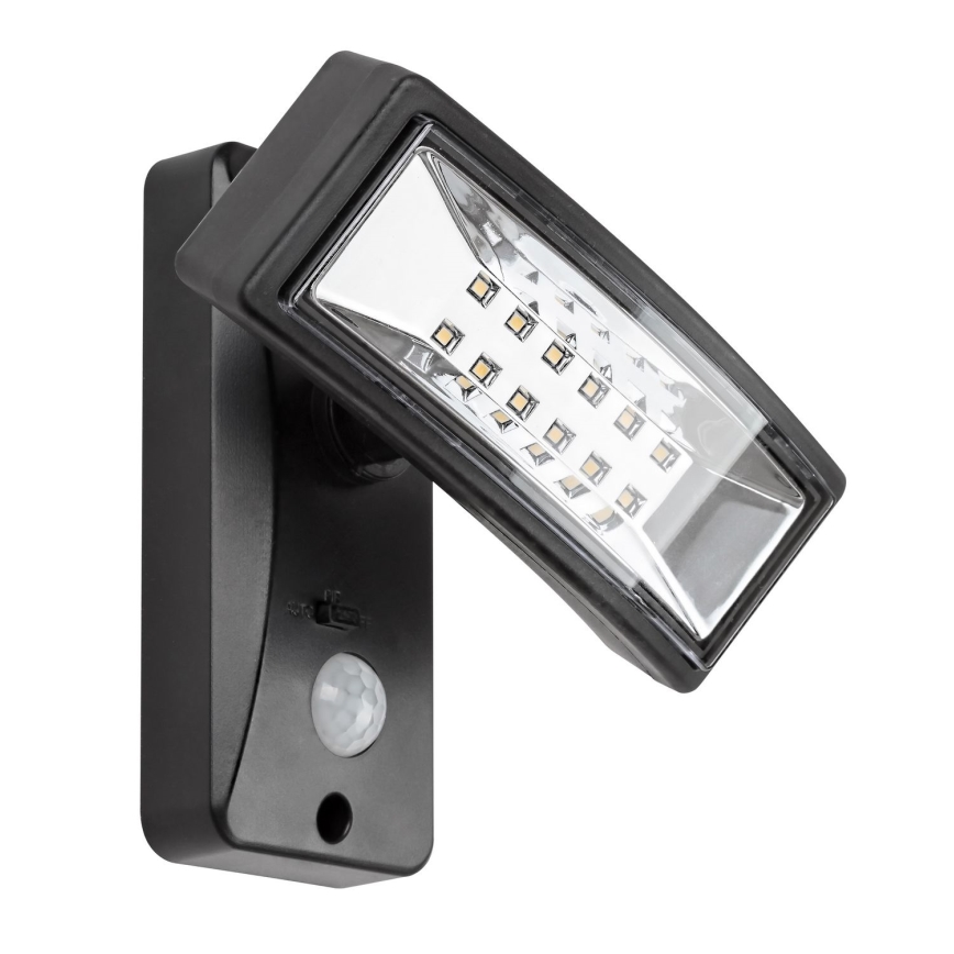 Rabalux - Luce solare a LED con sensore LED/2,4W/3,7V IP44 1200 mAh