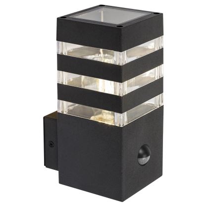 Rabalux - Applique da esterno con sensore 1xE27/12W/230V IP44