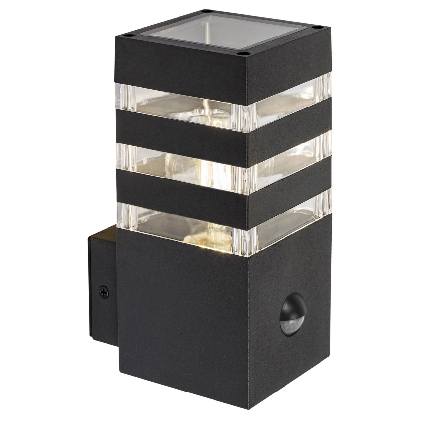 Rabalux - Applique da esterno con sensore 1xE27/12W/230V IP44