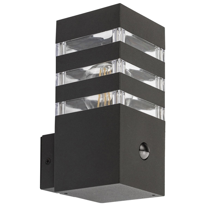 Rabalux - Applique da esterno con sensore 1xE27/12W/230V IP44