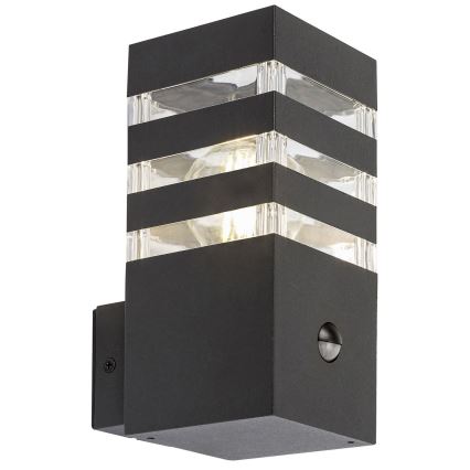 Rabalux - Applique da esterno con sensore 1xE27/12W/230V IP44