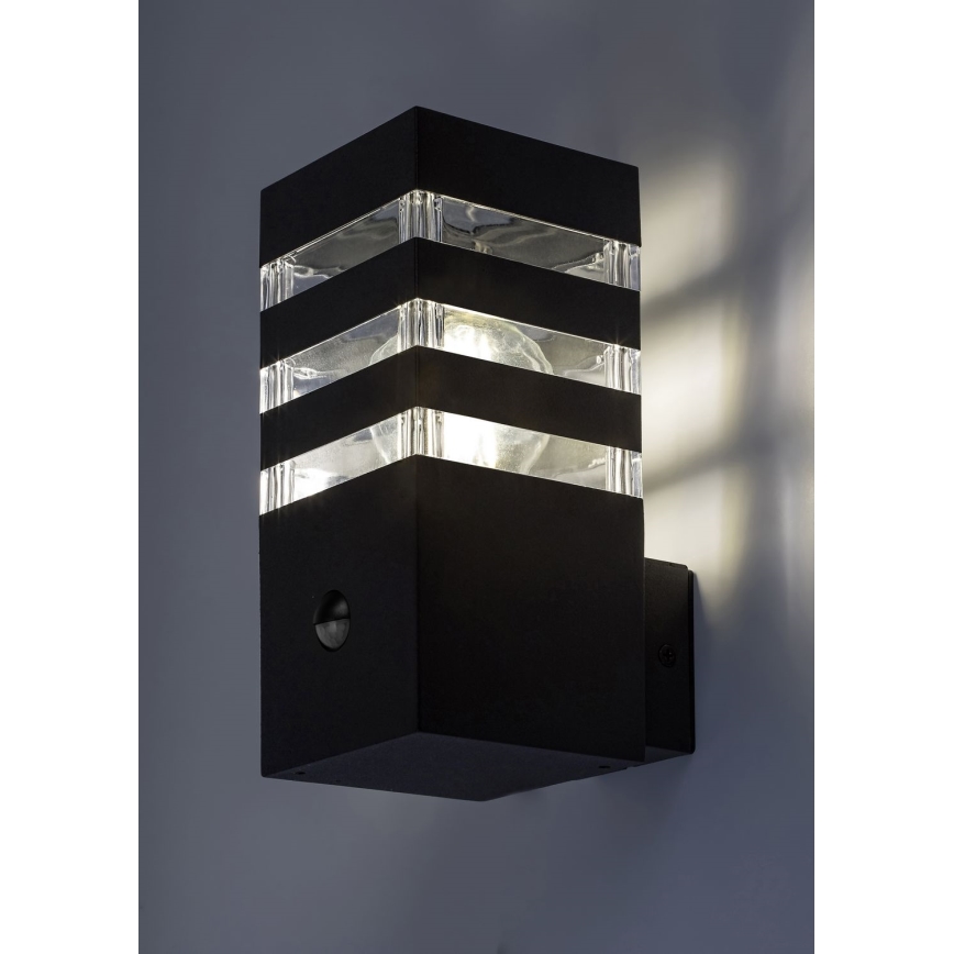 Rabalux - Applique da esterno con sensore 1xE27/12W/230V IP44