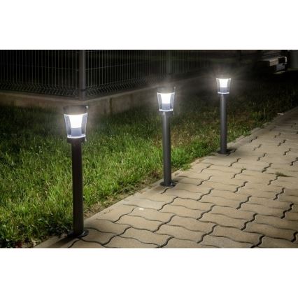 Rabalux - LED Solarleuchte LED/3W/3,7V IP65 Anthrazit 2000 mAh