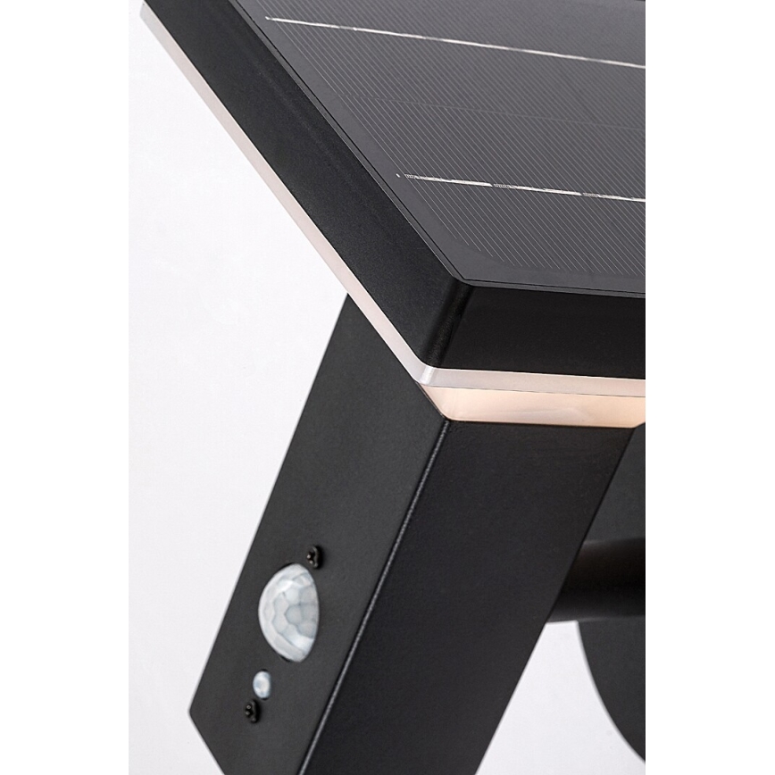 Rabalux - Applique a LED solare con sensore LED/4W/230V IP44 nero