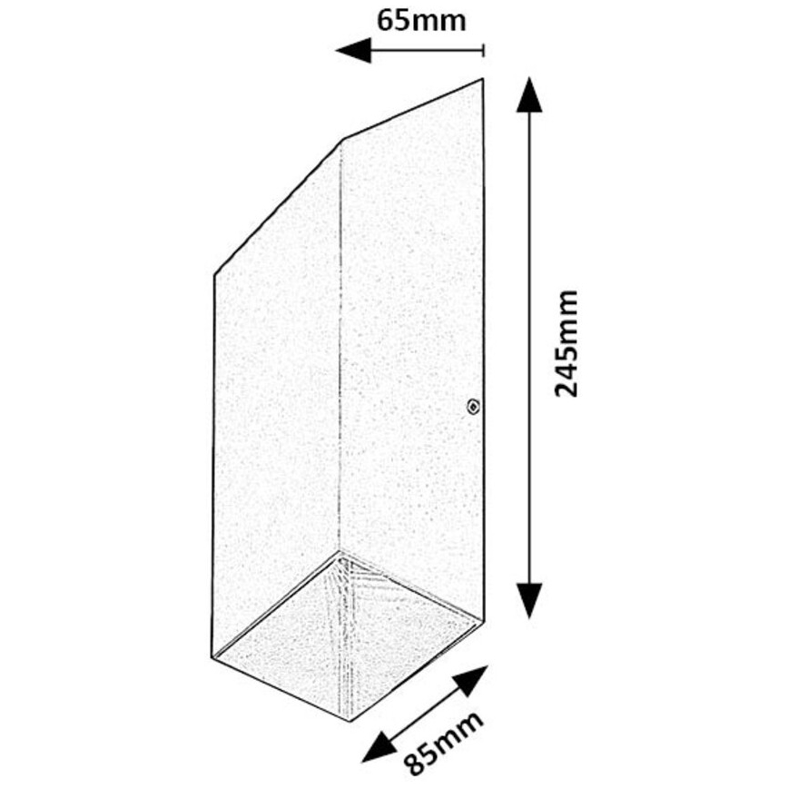 Rabalux - Applique a LED da esterno LED/10W/230V IP54 antracite