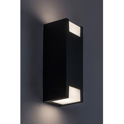 Rabalux - Applique da esterno 2xGU10/7W/230V IP44 nero