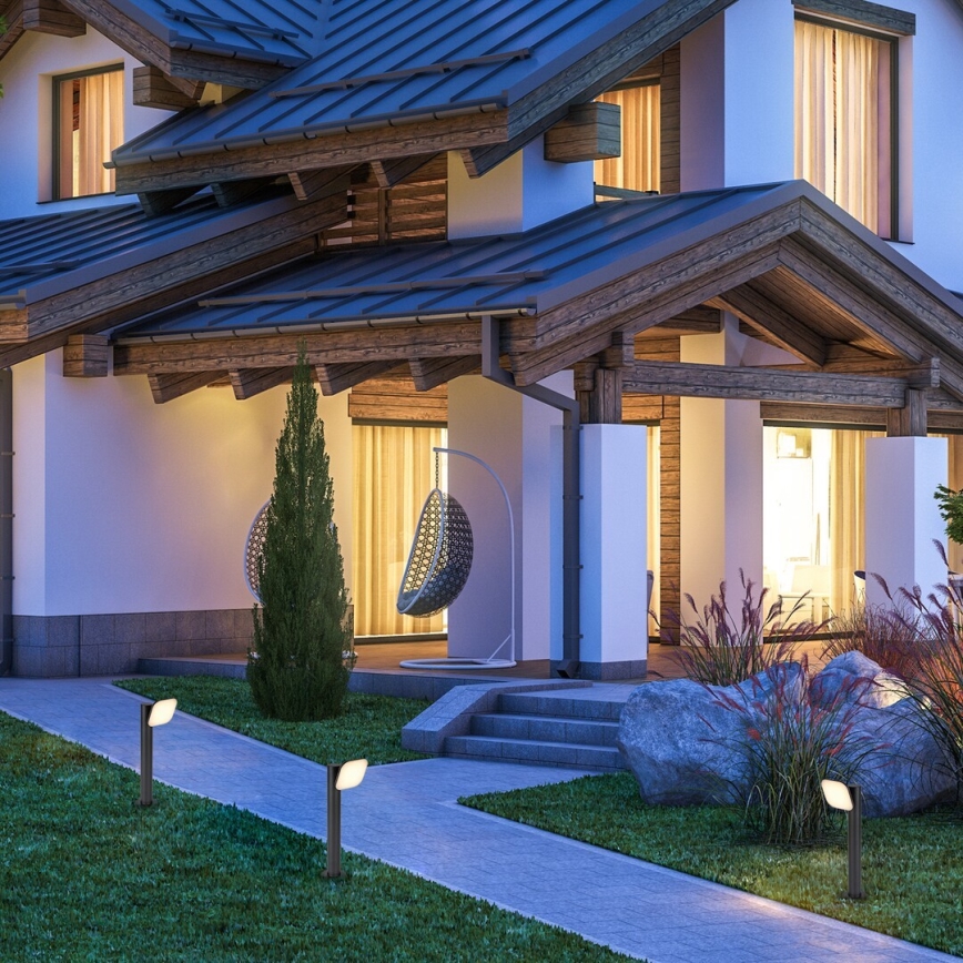 Rabalux - Lampada flessibile per esterni LED/12W/230V IP44 50 cm nero
