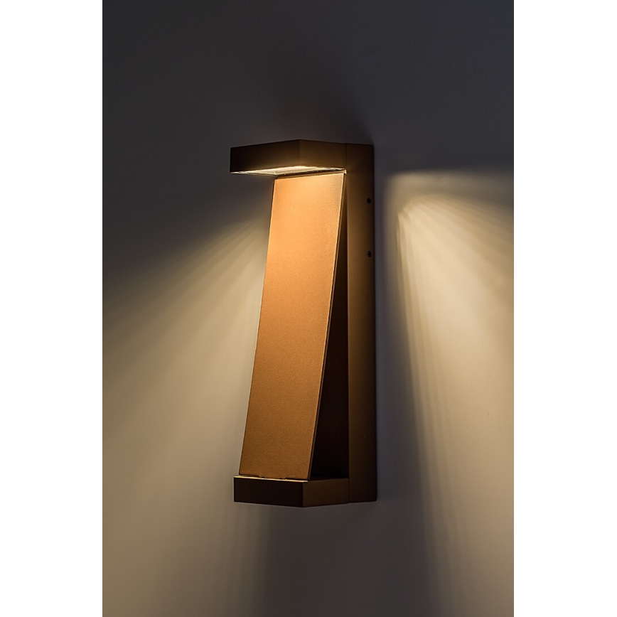 Rabalux - LED-Außenwandleuchte LED/13W/230V IP65 braun