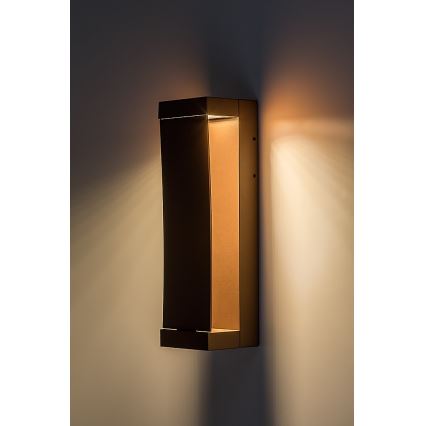 Rabalux - LED-Außenwandleuchte LED/13W/230V IP65 braun