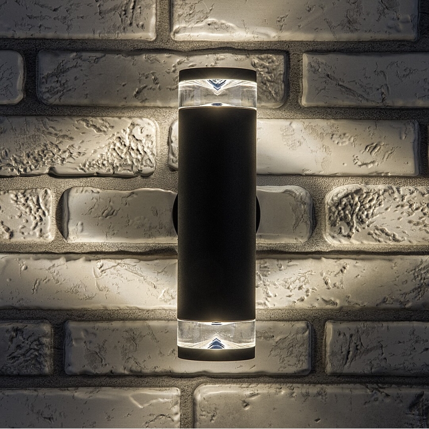 Rabalux - Applique da esterno 2xGU10/10W/230V IP54 antracite