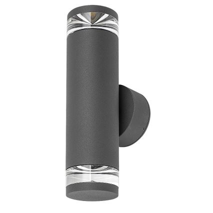 Rabalux - Außenwandleuchte 2xGU10/10W/230V IP54 Anthrazit