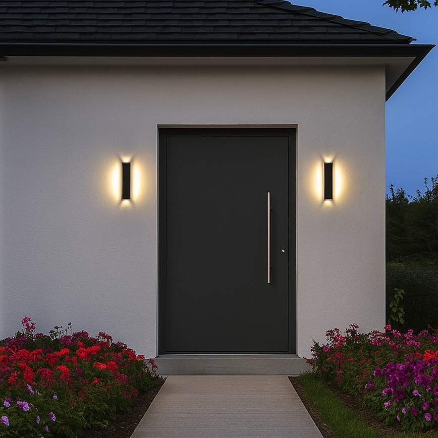 Rabalux - LED-Außenwandleuchte LED/18W/230V IP54 schwarz