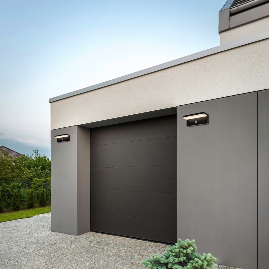 Rabalux - LED Applique da esterno con sensore LED/9W/230V 2700/4000/6500K IP54 nero