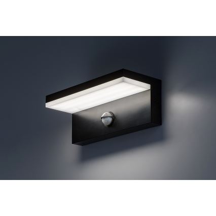 Rabalux - LED Applique da esterno con sensore LED/9W/230V 2700/4000/6500K IP54 nero