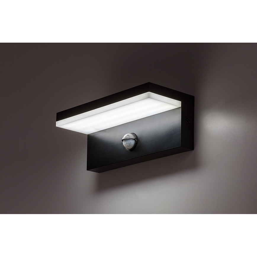Rabalux - LED Applique da esterno con sensore LED/9W/230V 2700/4000/6500K IP54 nero
