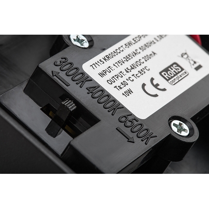 Rabalux - LED Applique da esterno con sensore LED/9W/230V 2700/4000/6500K IP54 nero