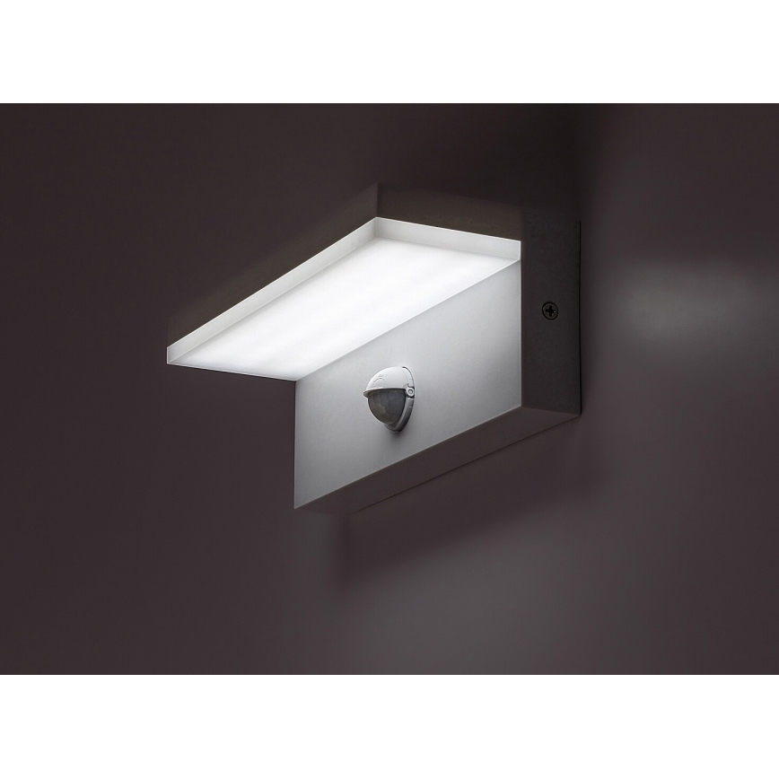 Rabalux - LED Applique da esterno con sensore LED/9W/230V 2700/4000/6500K IP54 bianco