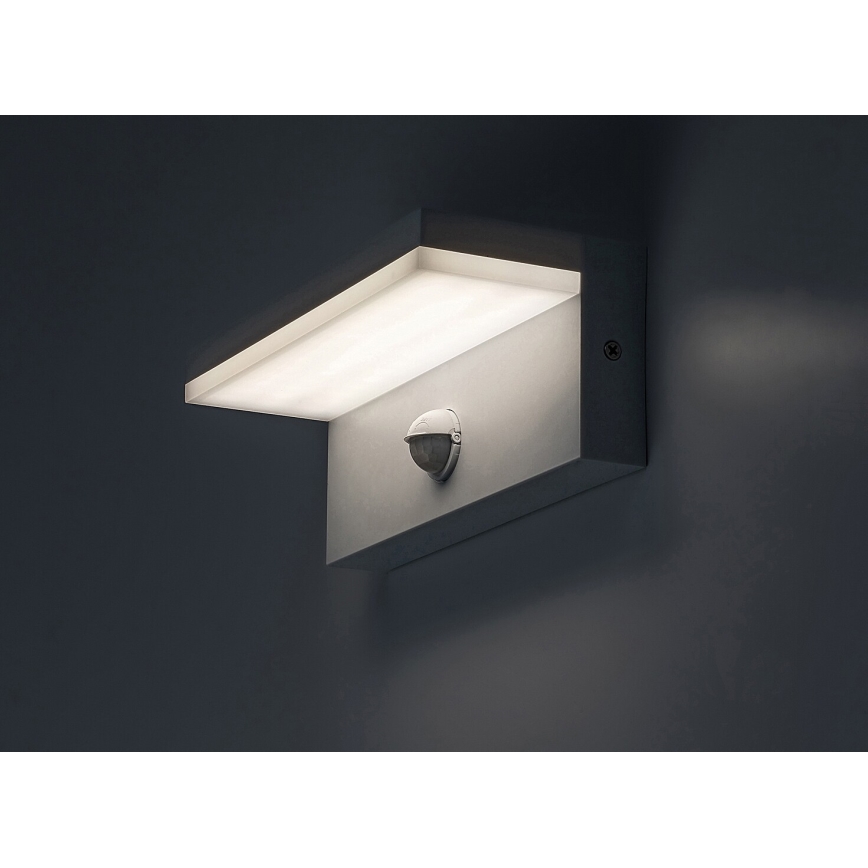 Rabalux - LED Applique da esterno con sensore LED/9W/230V 2700/4000/6500K IP54 bianco