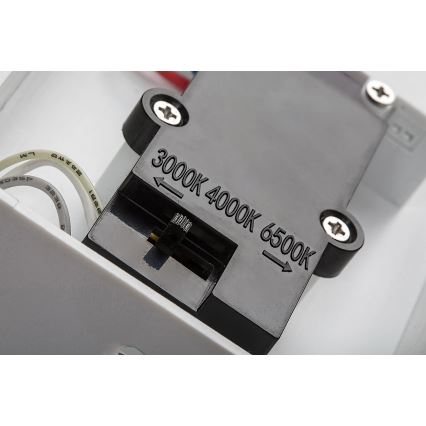 Rabalux - LED Applique da esterno con sensore LED/9W/230V 2700/4000/6500K IP54 bianco